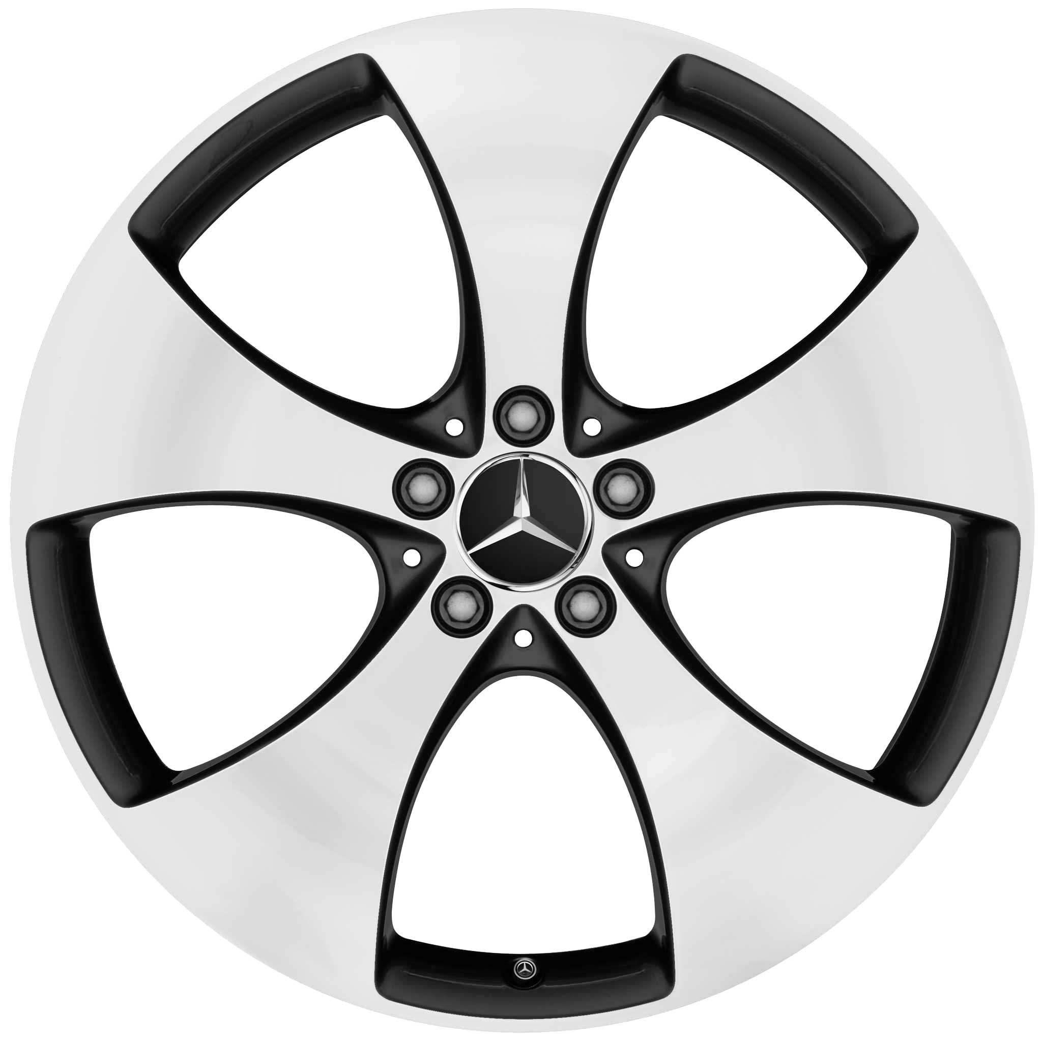 Mercedes 5 Spoke [253-20] Gloss Black with High Sheen Alloy Wheel Product Image #1