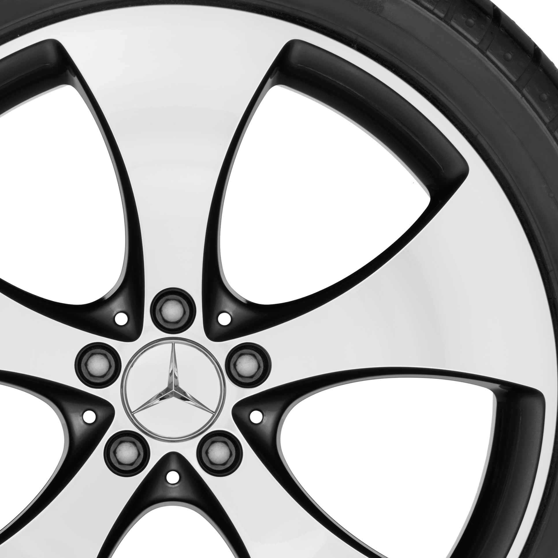 Mercedes 5 Spoke [253-20] Tremolite Metallic with High Sheen Alloy Wheel Product Image #2