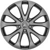 Mercedes 5 Twin Spoke [253-18] Himalaya Grey Wheel Img 1