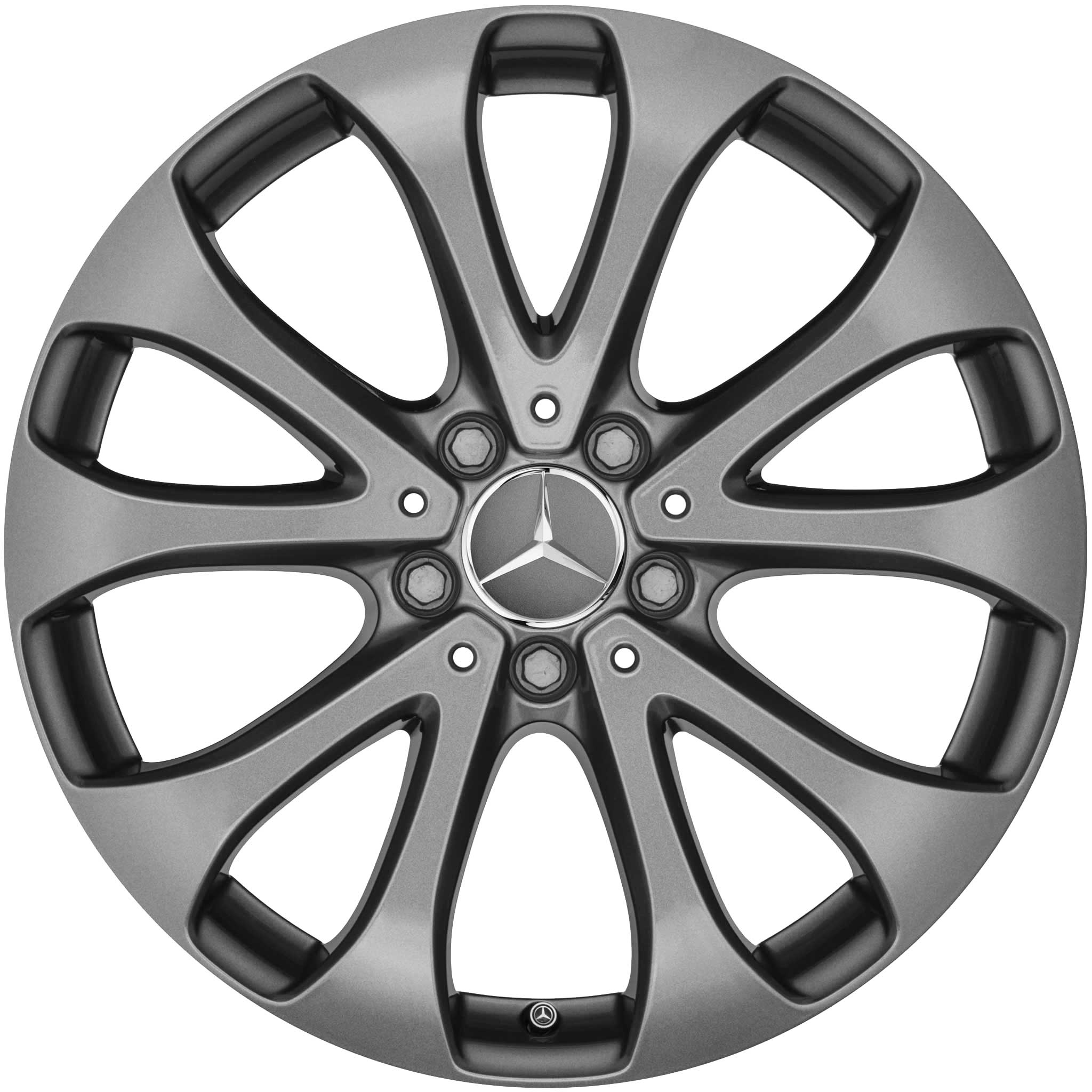 Mercedes 5 Twin Spoke [253-18] Himalaya Grey Alloy Wheel Product Image #1