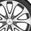 Mercedes 5 Twin Spoke [253-18] Matt Himalaya Grey with High Sheen Wheel Img 2