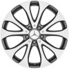 Mercedes 5 Twin Spoke [253-18] Matt Himalaya Grey with High Sheen Wheel Img 1