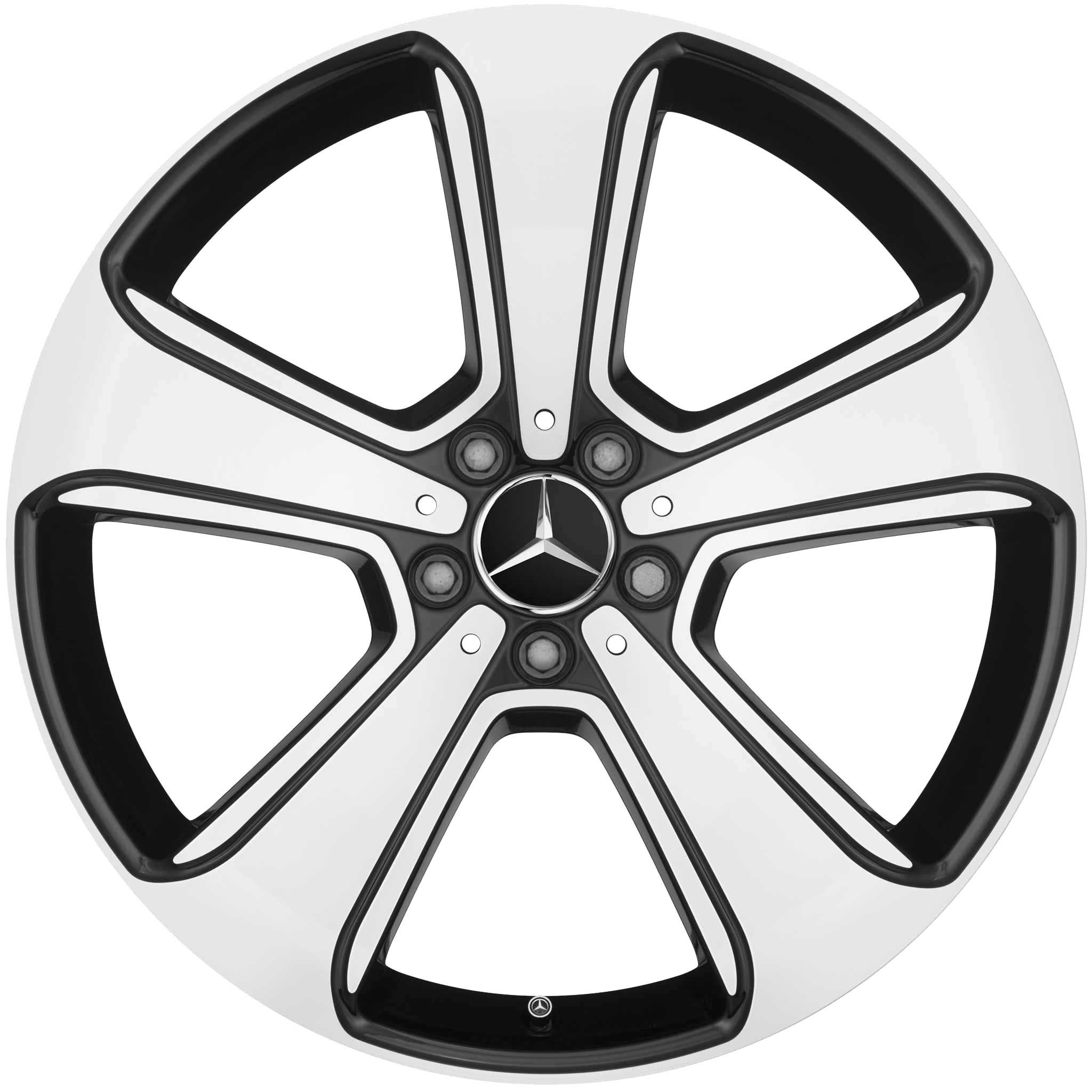 Mercedes 5 Spoke [253-20] Gloss Black with High Sheen Alloy Wheel Product Image #1