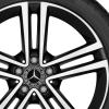 Mercedes 5 Twin Spoke [253-19] Gloss Black with High Sheen Wheel Img 2