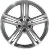 Mercedes 5 Double Spoke [253-18] Himalaya Grey with High Sheen Wheel Img 1
