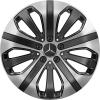 Mercedes 5 Triple Spoke [253-18] Gloss Back with High Sheen Wheel Img 1