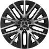 Mercedes 5 Triple Spoke [253-19] Gloss Back with High Sheen Wheel Img 1