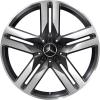 Mercedes 5 Twin Spoke [253-20] Gloss Back with High Sheen Wheel Img 1
