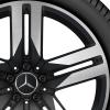 Mercedes 5 Twin Spoke [253-20] Matt Black with High Sheen Wheel Img 2
