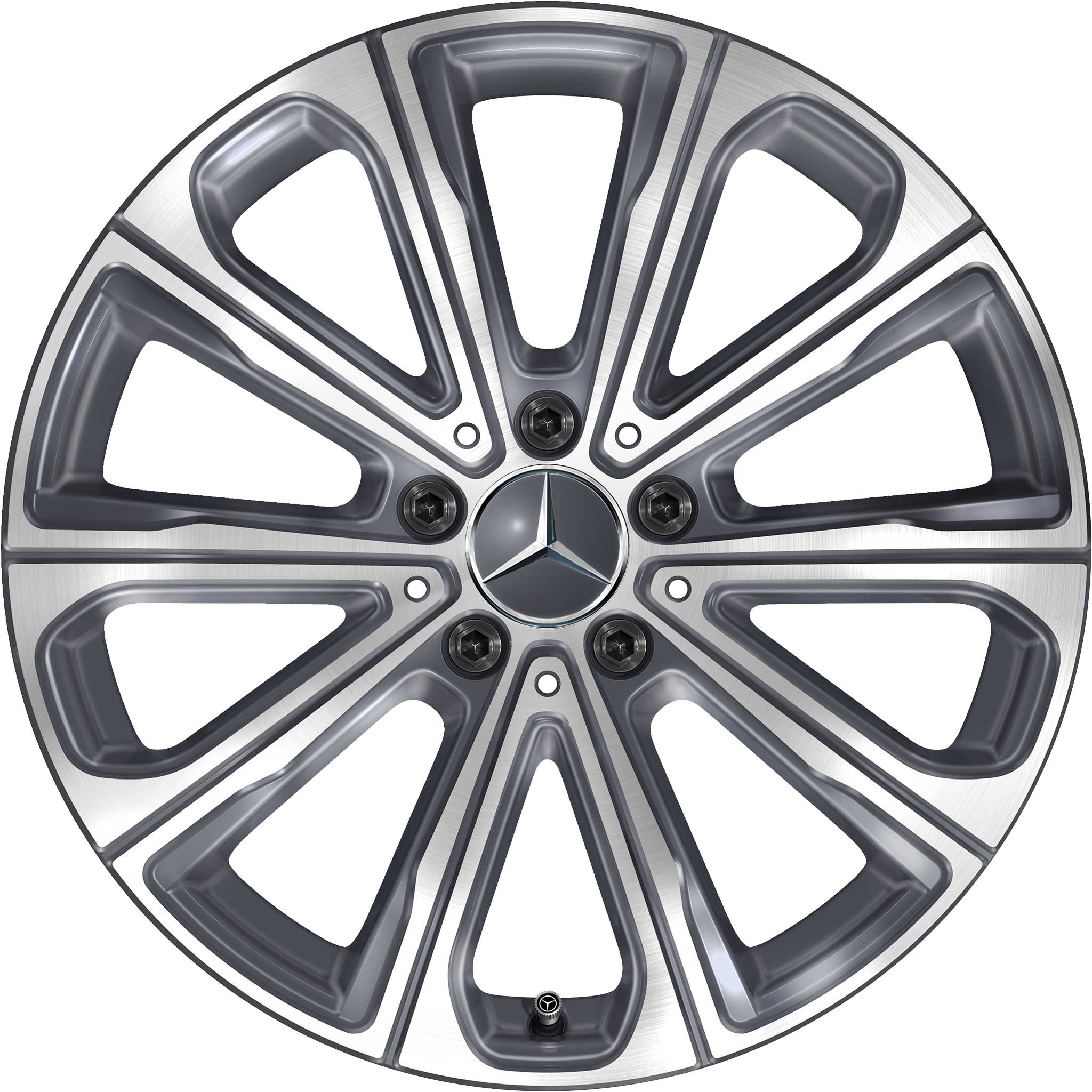 Mercedes 10 Spoke [254-18] Tremolite Metallic with High Sheen Alloy Wheel Product Image #1