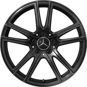 18" Mercedes 5 Double Spoke [254-18] Gloss Black alloy wheel