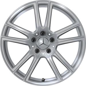 18" Mercedes 5 Double Spoke [254-18] Vanadium Silver alloy wheel