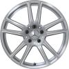 Mercedes 5 Double Spoke [254-18] Vanadium Silver Wheel Img 1
