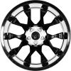 Mercedes 5 Double Spoke [254-19] Gloss Back with High Sheen Wheel Img 3