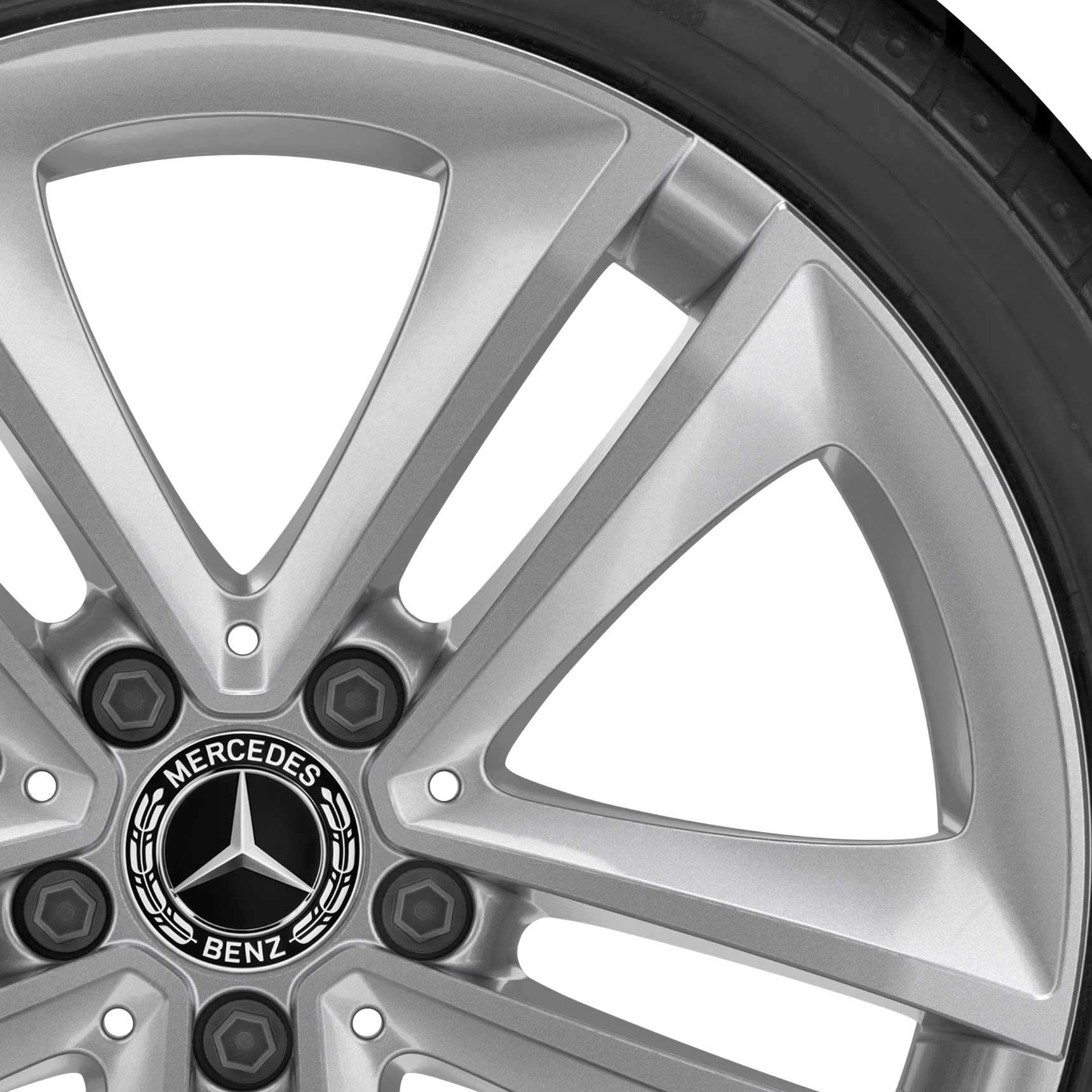 Mercedes 5 Twin Spoke [257-18] Vanadium Silver Alloy Wheel Product Image #2