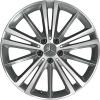 Mercedes 5 Twin Spoke [257-19] Himalaya Grey with High Sheen Wheel Img 1