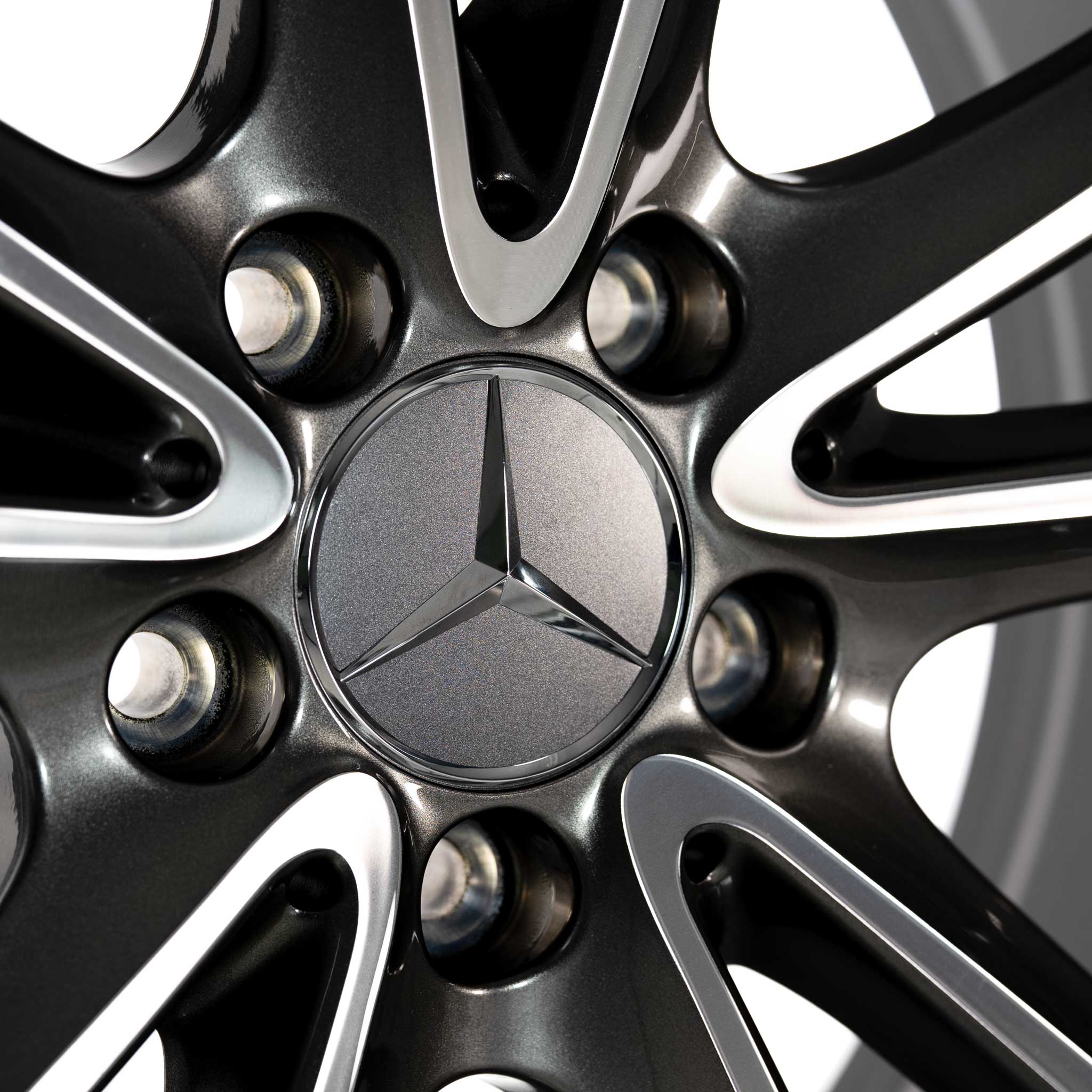 Mercedes 5 Twin Spoke [257-18] Tremolite Metallic with High Sheen Alloy Wheel Product Image #4