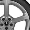 Mercedes 5 Spoke [257-19] Vanadium Silver Wheel Img 2