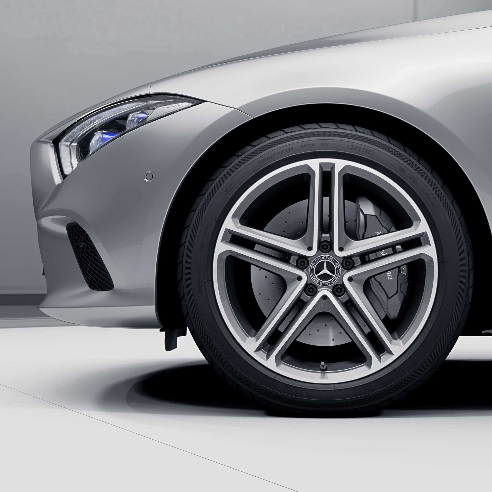 Mercedes 5 Twin Spoke [257-19] Tremolite Metallic with High Sheen Alloy Wheel Product Image #3