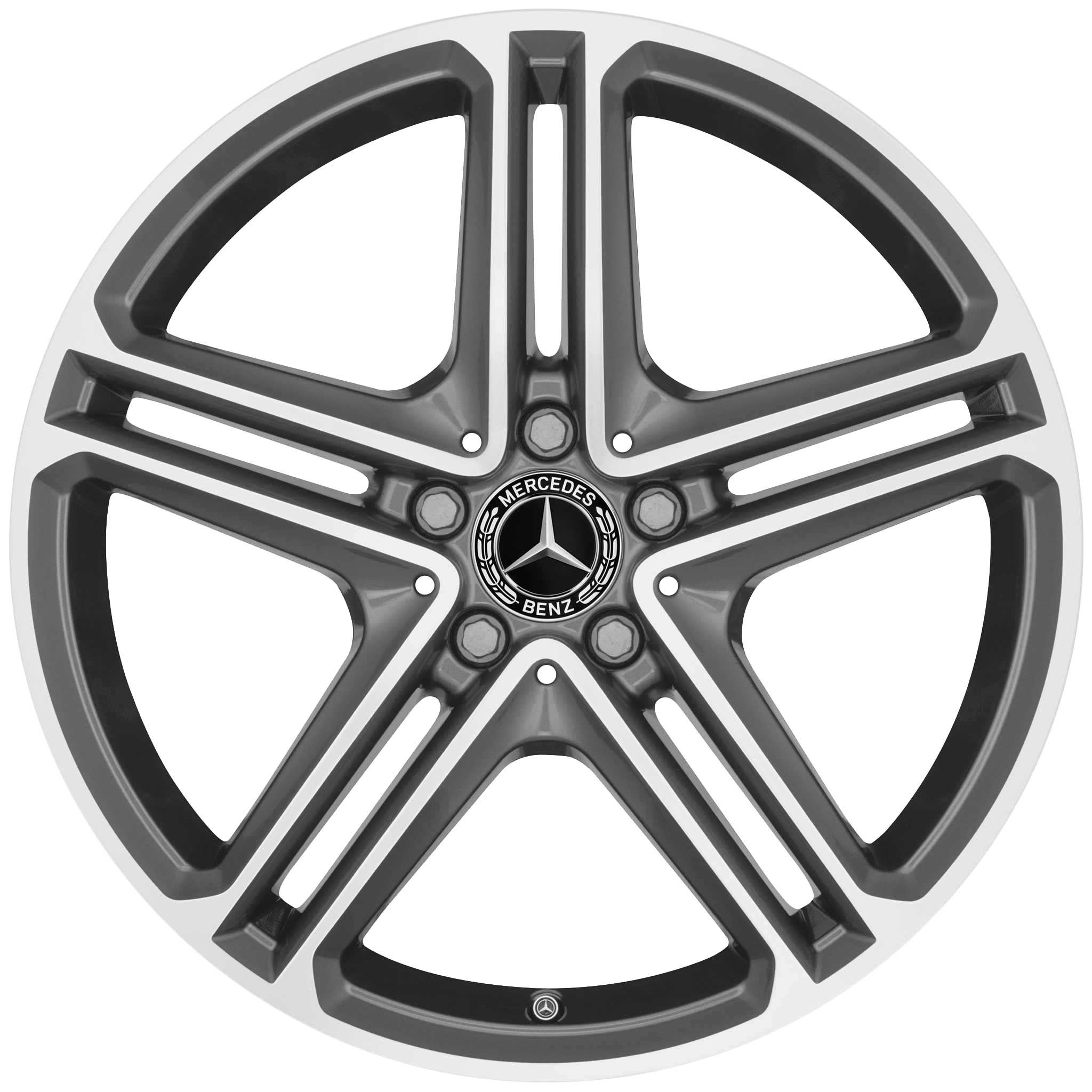 Mercedes 5 Twin Spoke [257-19] Tremolite Metallic with High Sheen Alloy Wheel Product Image #1