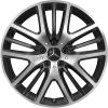 Mercedes 15 Spoke [257-19] Gloss Back with High Sheen Wheel Img 1