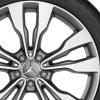Mercedes 5 Double Spoke [292-20] Himalaya Grey with High Sheen Wheel Img 2