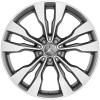 Mercedes 5 Double Spoke [292-20] Himalaya Grey with High Sheen Wheel Img 1