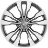 Mercedes 5 Double Spoke [292-20] Himalaya Grey with High Sheen Wheel Img 1