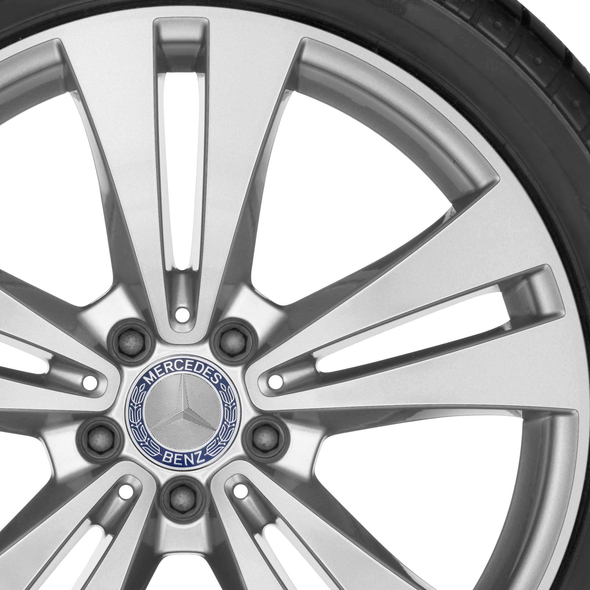 Mercedes 5 Double Spoke [292-21] Vanadium Silver Alloy Wheel Product Image #2