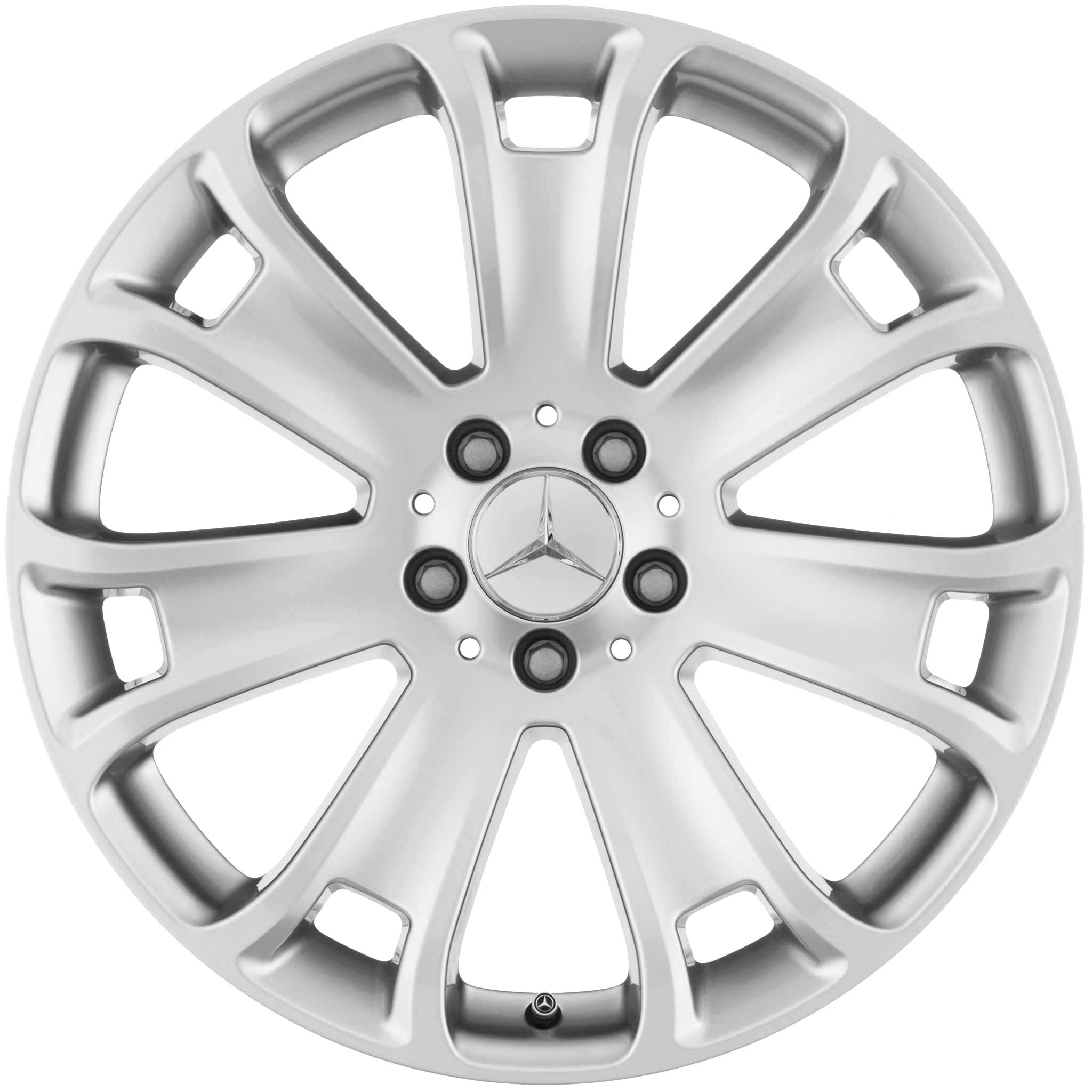 Mercedes 7 Spoke [292-19] Vanadium Silver Alloy Wheel Product Image #1