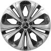 Mercedes 10 Spoke [293-19] Black and Black Detail with High Sheen Wheel Img 1