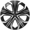 Mercedes 5 W Spoke [294-21] Gloss Back with High Sheen Wheel Img 1