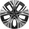 Mercedes 5 Spoke [294-20] Gloss Back with High Sheen Wheel Img 1