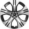 Mercedes 5 Spoke [294-21] Gloss Back with High Sheen Wheel Img 1