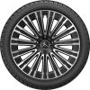 Mercedes 10 Spoke [295-20] Gloss Back with High Sheen Wheel Img 2