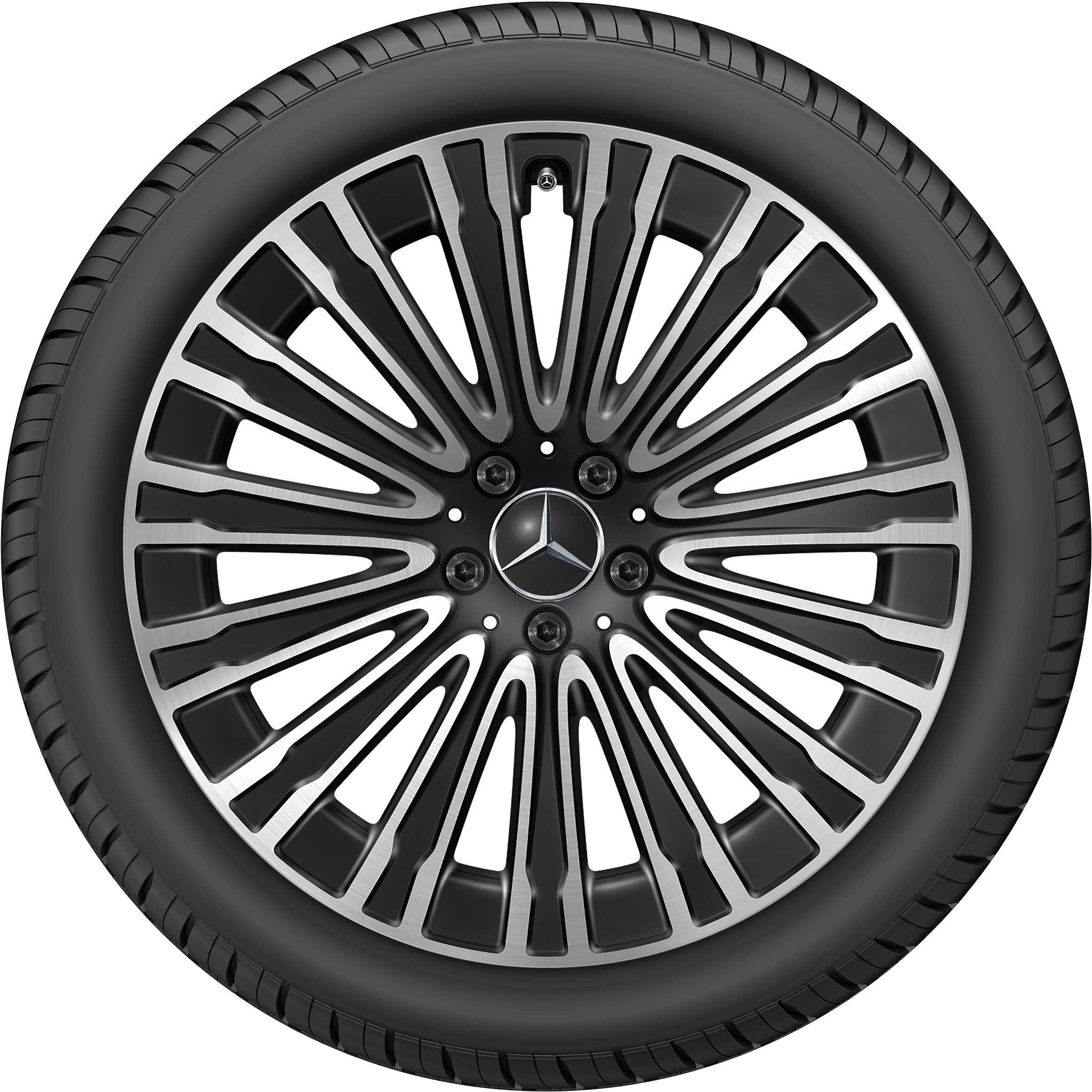 Mercedes 10 Spoke [295-20] Gloss Back with High Sheen Alloy Wheel Product Image #2