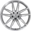 Mercedes 10 Spoke [296-20] Vanadium Silver Wheel Img 1