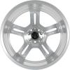 Mercedes 5 Spoke [296-20] Vanadium Silver Wheel Img 3