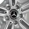 Mercedes 5 Spoke [296-20] Vanadium Silver Wheel Img 4