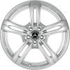 Mercedes 5 Spoke [296-20] Vanadium Silver Wheel Img 1