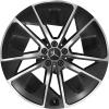 Mercedes 10 Hole [296-21] Gloss Back with High Sheen Wheel Img 1