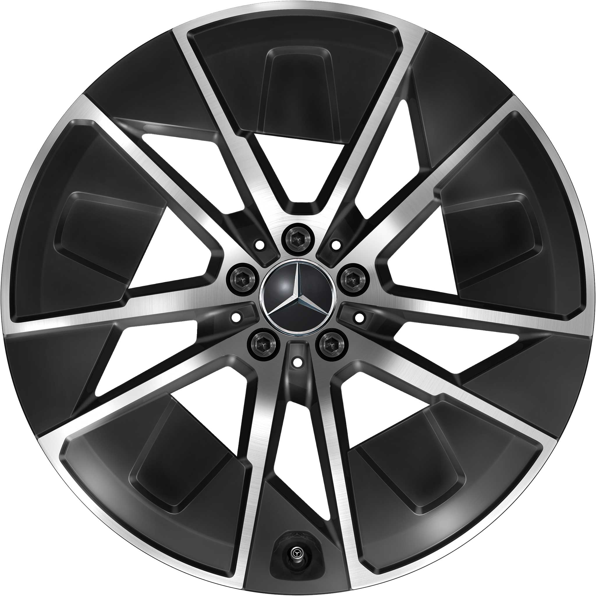 Mercedes 10 Hole [296-21] Gloss Back with High Sheen Alloy Wheel Product Image #1