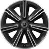 Mercedes 7 Spoke [297-21] Gloss Back with High Sheen Wheel Img 1