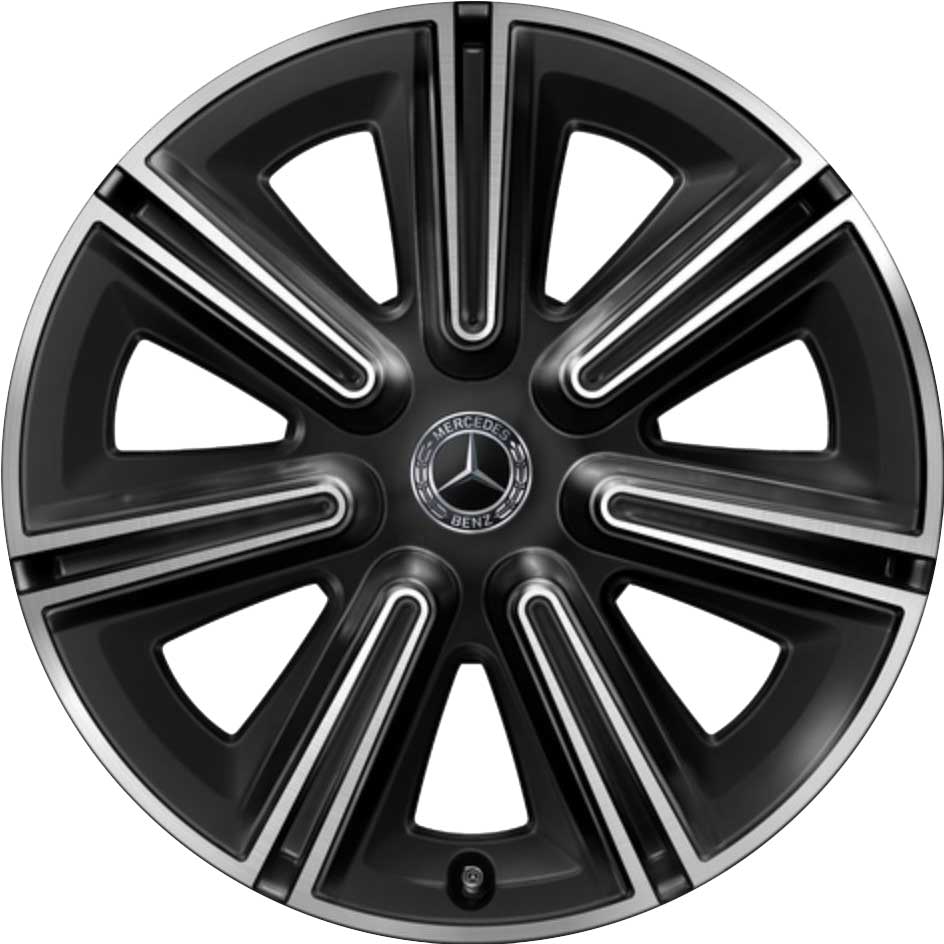 Mercedes 7 Spoke [297-21] Gloss Back with High Sheen Alloy Wheel Product Image #1