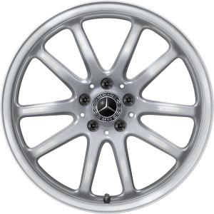 19" Mercedes 5 Double Spoke [297-19] Vanadium Silver alloy wheel