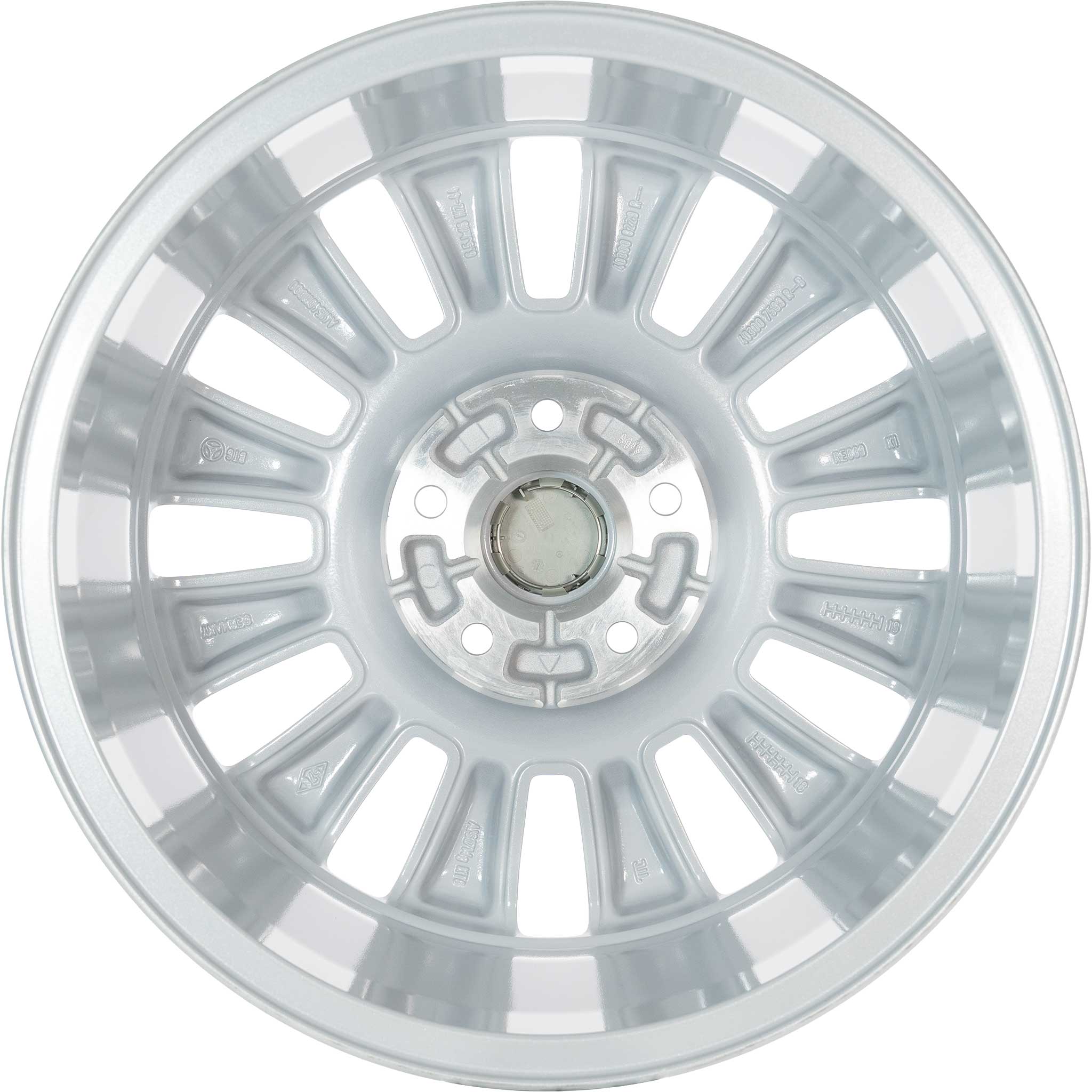 Mercedes 12 Spoke [415-16] Standard Silver Alloy Wheel Product Image #3