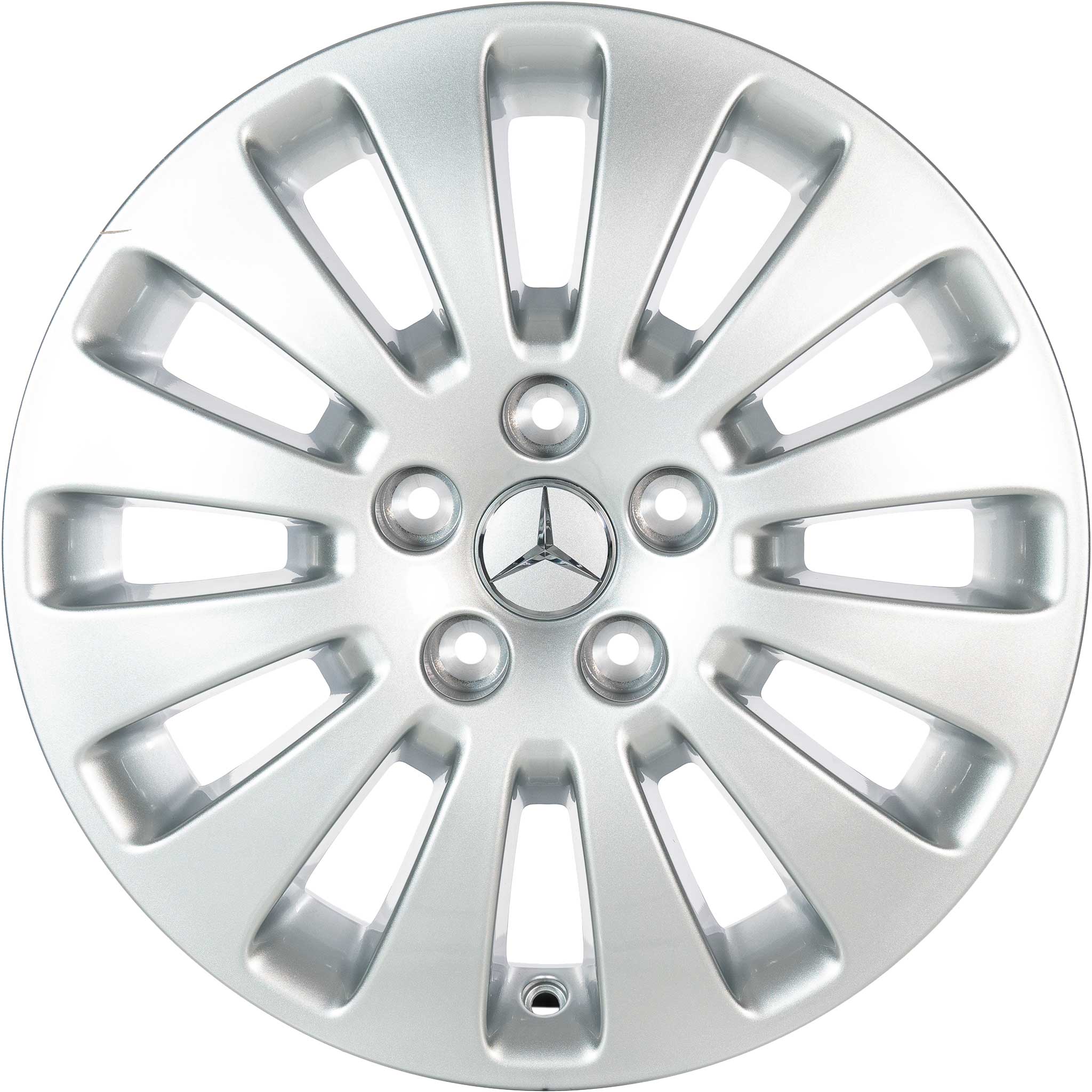 Mercedes 12 Spoke [415-16] Standard Silver Alloy Wheel Product Image #1