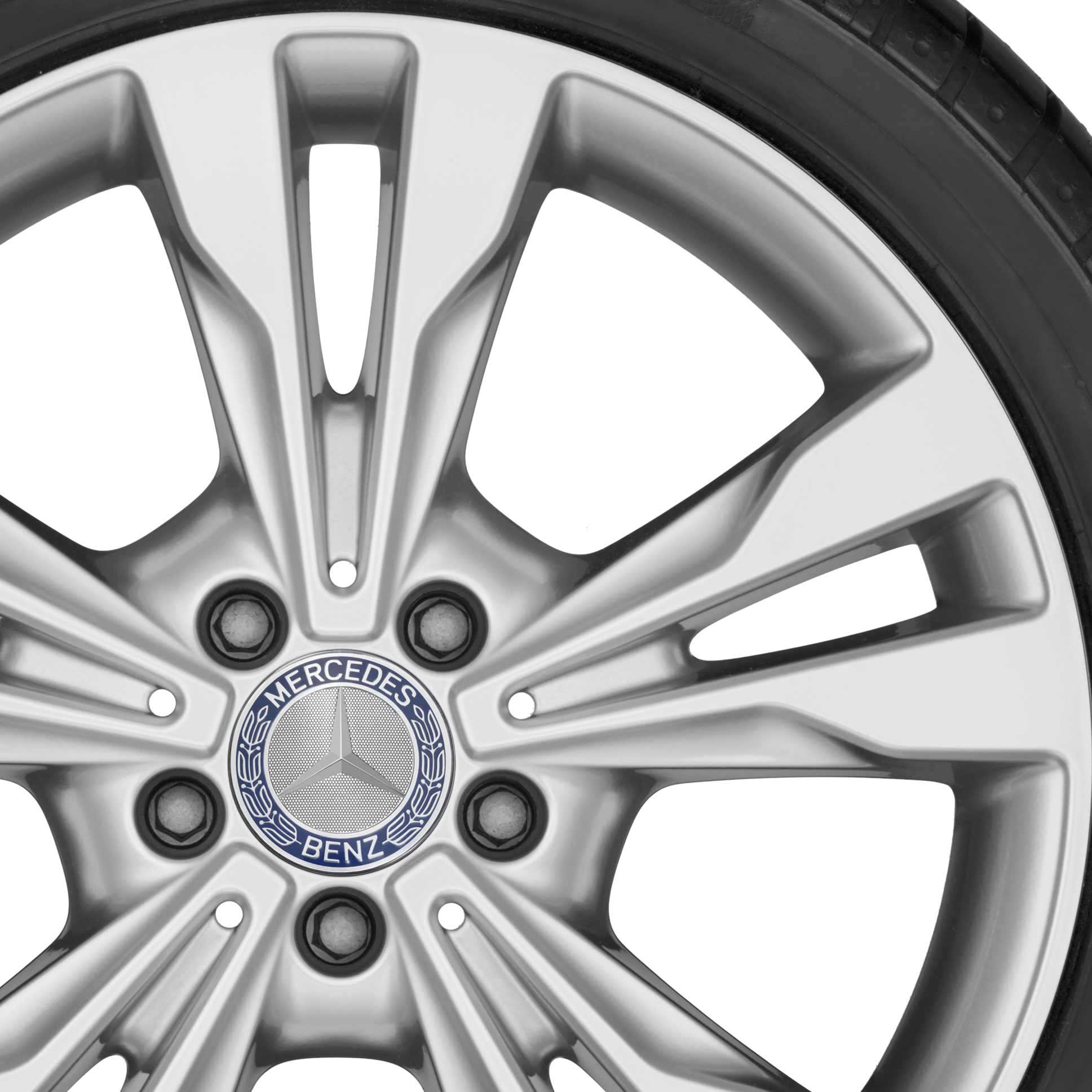Mercedes 5 Double Spoke [447-18] Vanadium Silver Alloy Wheel Product Image #2