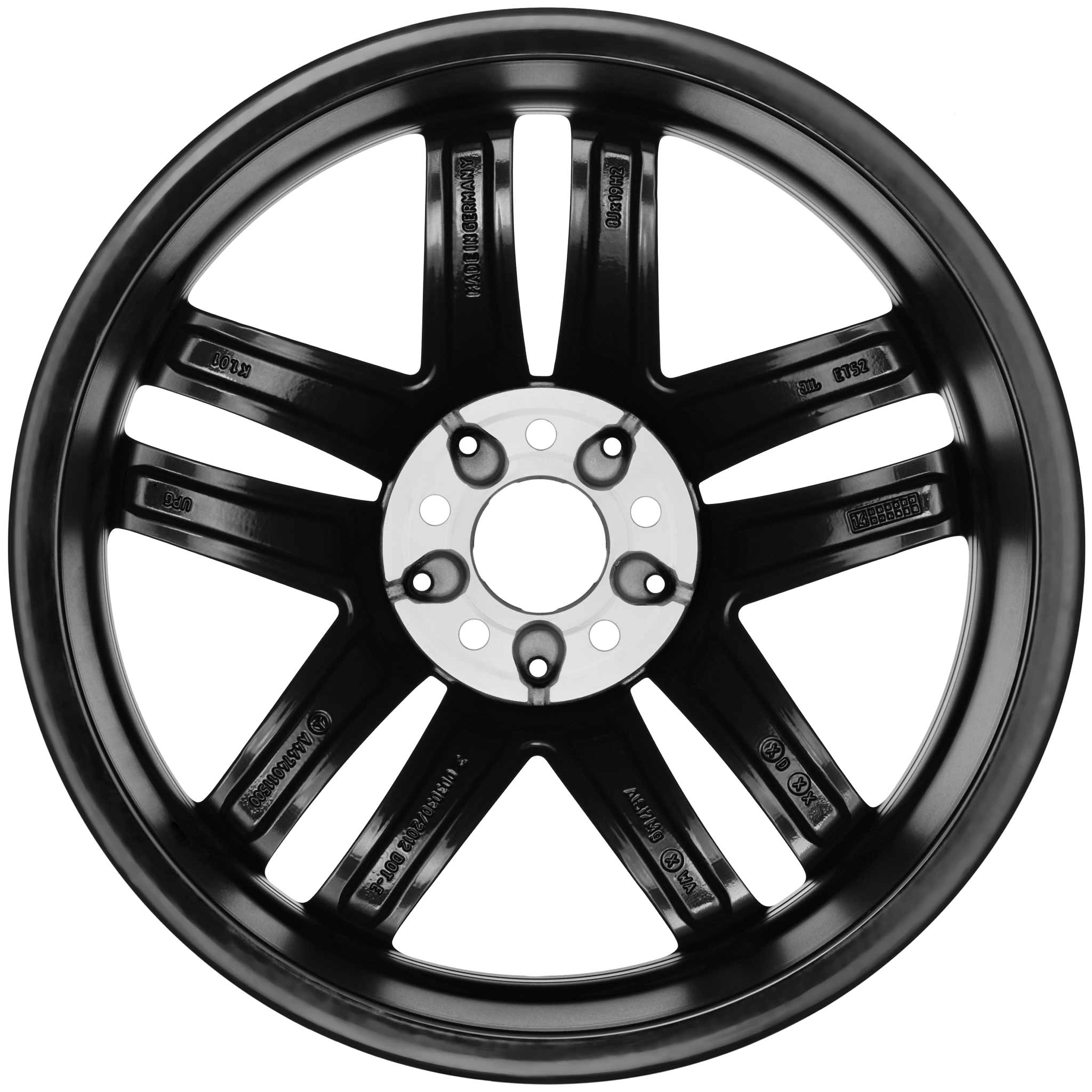Mercedes 5 Double Spoke [447-19] Matt Black Alloy Wheel Product Image #3