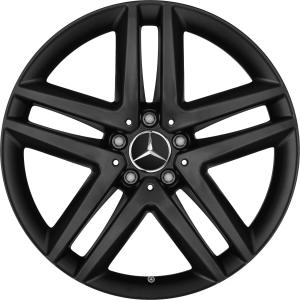 19" Mercedes 5 Double Spoke [447-19] Matt Black alloy wheel